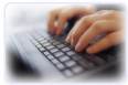 hands at keyboard