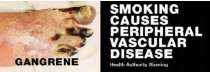cigarette pack gangrene warning