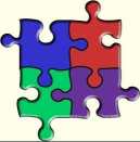 interlocking jigsaw pieces